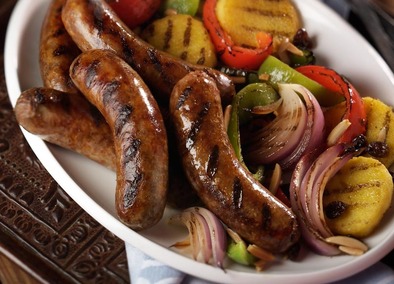 Sweet BBQ sausages