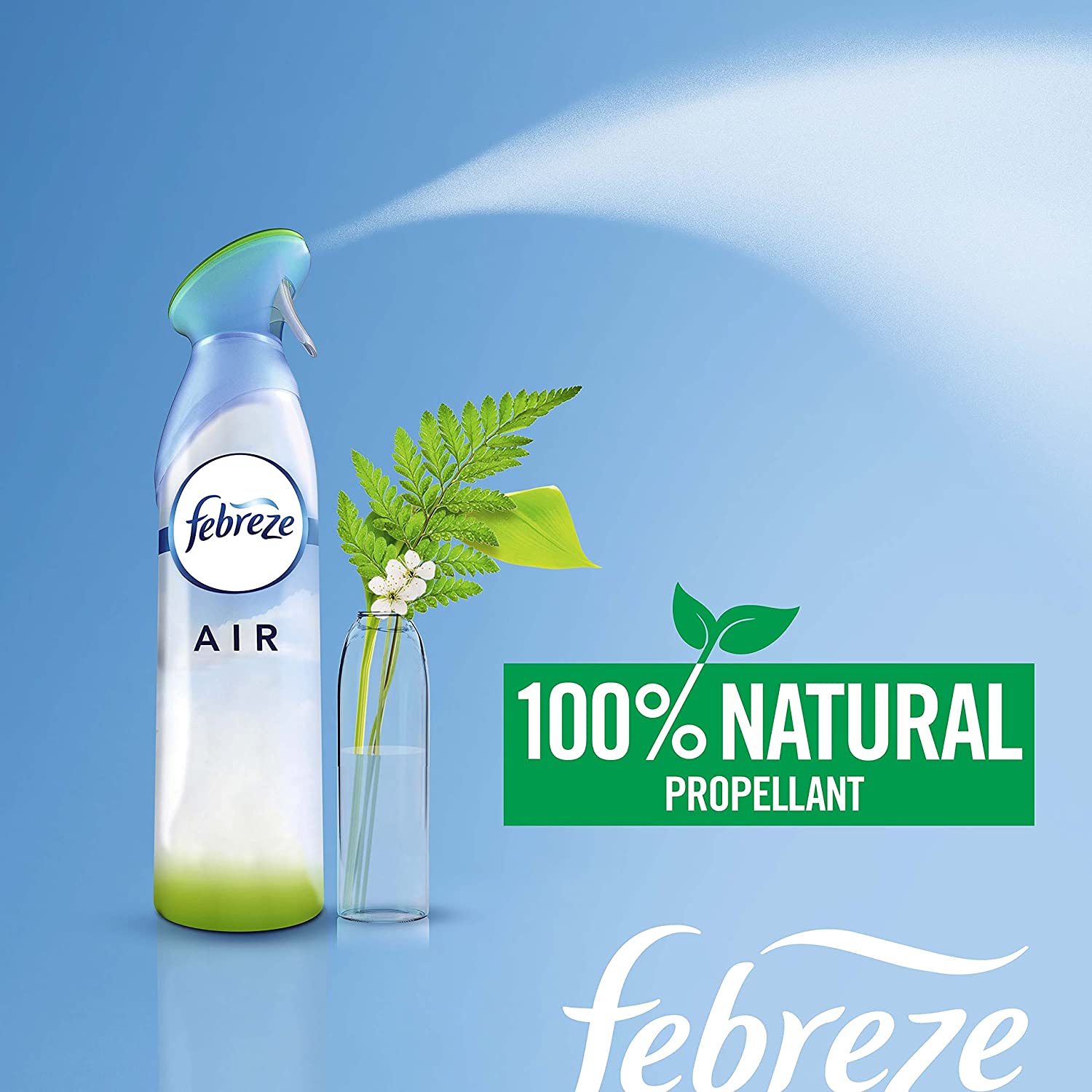 Febreze Air Freshener Spray Odour Eliminator and Bathroom Freshener Lenor  Spring Awakening 300 ml | Approved Food