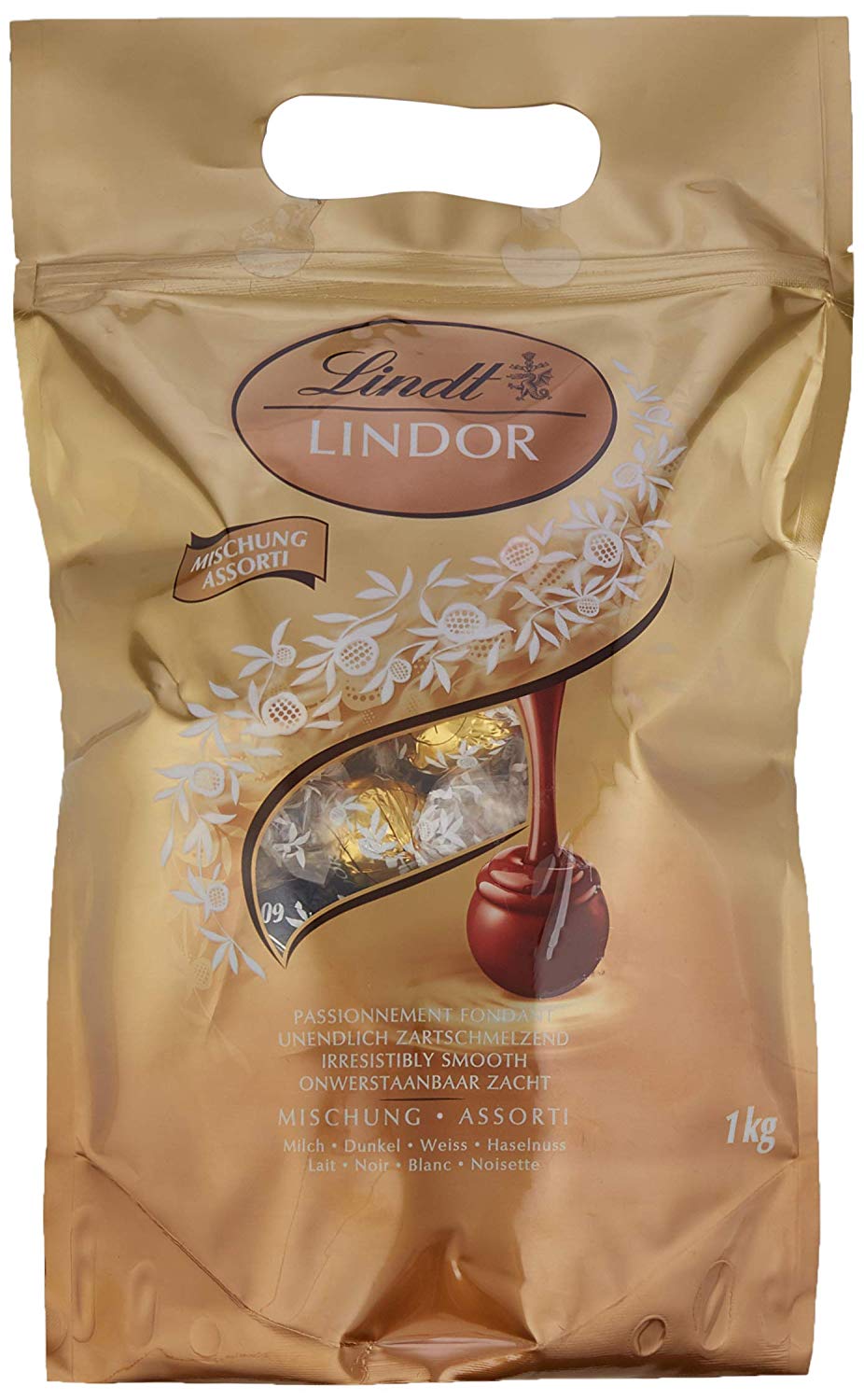 Sachet LINDOR chocolat blanc 1KG