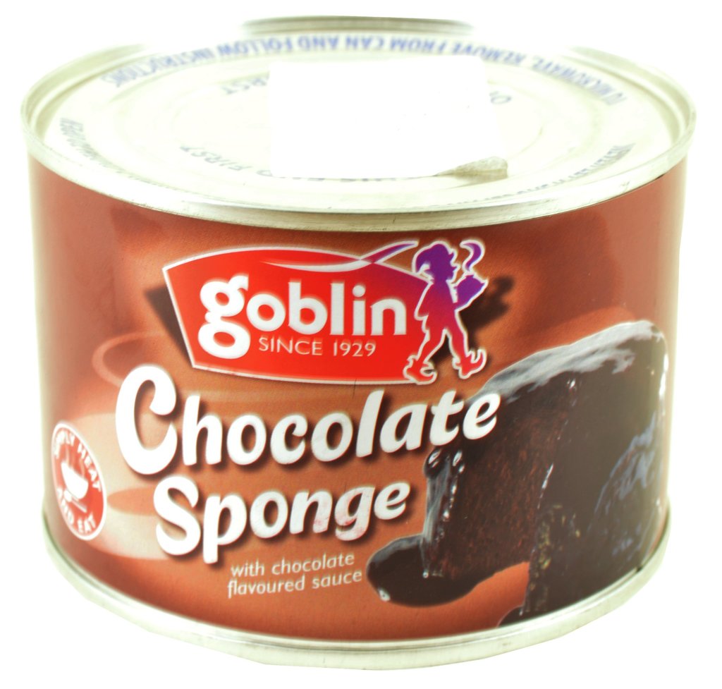 Goblin Chocolate Sponge With Chocolate Flavoured Sauce 290g Approved Food